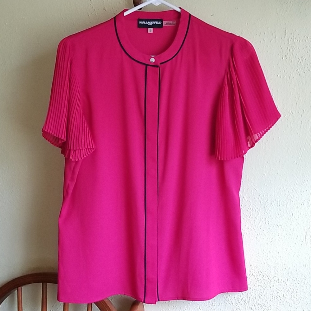 Karl Lagerfeld Blouse (Small Petite)